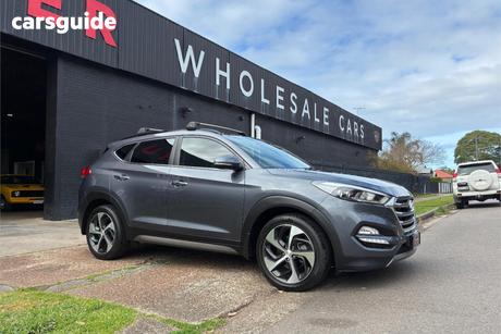Grey 2015 Hyundai Tucson Wagon Highlander (Awd)