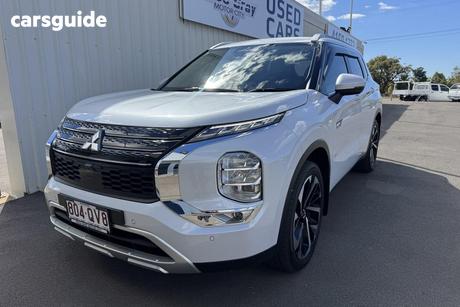 White 2022 Mitsubishi Outlander Wagon Phev Aspire 5 Seat (Awd)