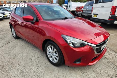 Red 2016 Mazda 2 Hatchback Maxx
