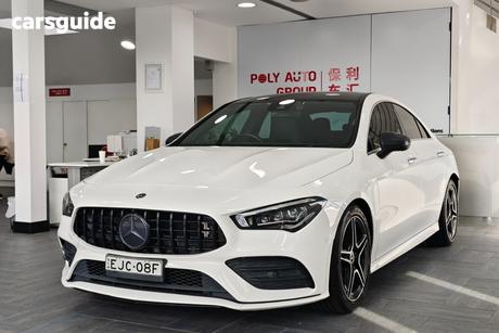 White 2020 Mercedes-Benz CLA200 Coupe 200