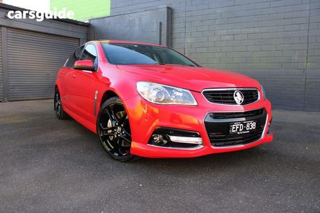 Red 2014 Holden Commodore Sedan Ss-V Redline