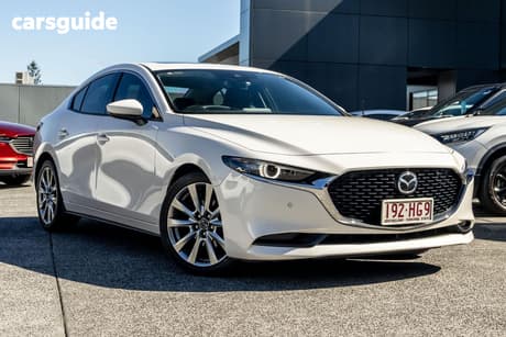 White 2020 Mazda 3 Sedan G25 Astina