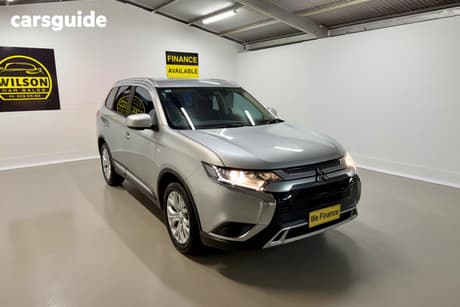 Silver 2019 Mitsubishi Outlander SUV ZL ES ADAS WAGON 5DR CVT 6SP 2WD 2.4I [MY20]