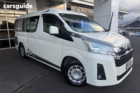 White 2024 Toyota HiAce Van Lwb (4 Door Option)