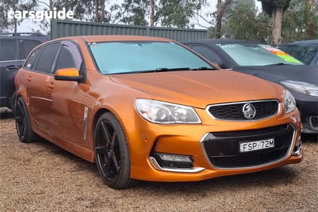 Orange 2017 Holden Commodore Sportswagon Sv6