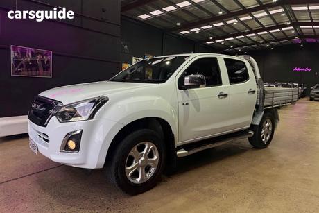 White 2019 Isuzu D-MAX Crew Cab Utility Ls-U (4X4)