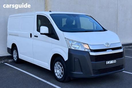 White 2020 Toyota HiAce Van Lwb