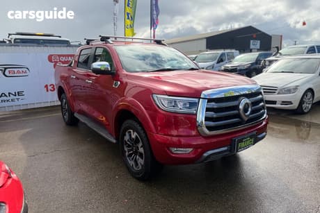 Red 2022 GWM UTE Dual Cab Utility Cannon (4X4)