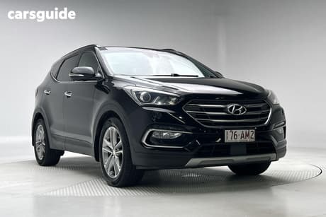 Black 2015 Hyundai Santa FE Wagon Highlander Crdi (4X4)