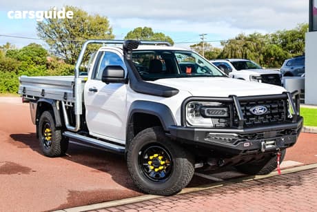 White 2025 Ford RANGER SUPER DUTY Ute Tray 4X4