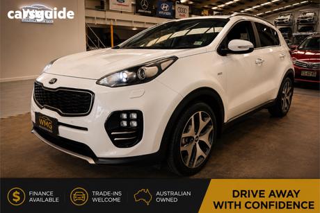 White 2016 Kia Sportage Wagon Gt-Line (Awd)