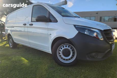 White 2019 Mercedes-Benz Vito Van 114 Cdi Lwb