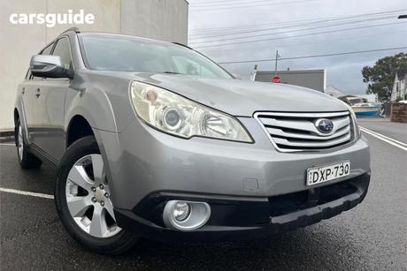 Silver 2010 Subaru Outback Wagon 2.5I