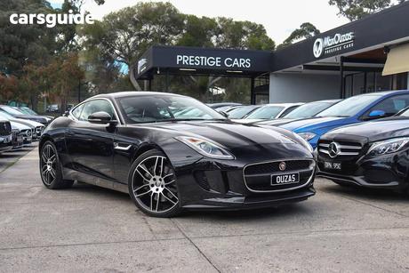 Black 2016 Jaguar F-Type Coupe V6 S