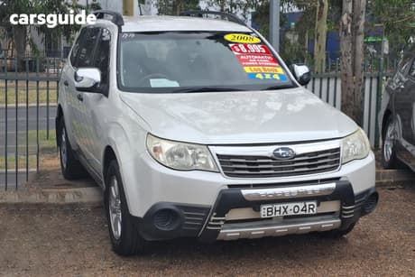 White 2008 Subaru Forester Wagon X