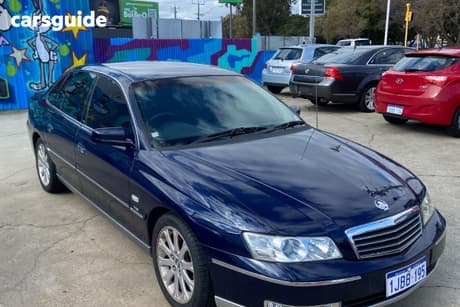 Blue 2004 Holden Statesman Sedan V8