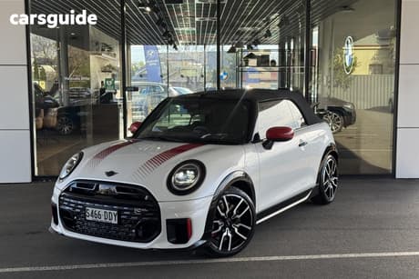 White 2024 Mini Convertible Convertible Jcw Classic
