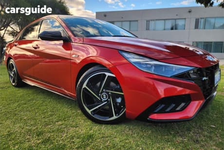 Orange 2021 Hyundai I30 Sedan N Line Premium
