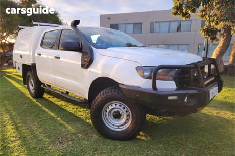 White 2020 Ford Ranger Double Cab Chassis Xl 3.2 (4X4)