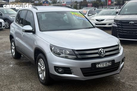 Silver 2014 Volkswagen Tiguan SUV 132 TSI PACIFIC 5NC MY14