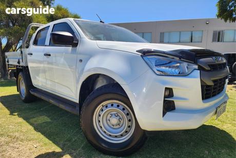 White 2021 Isuzu D-MAX Crew Cab Chassis Sx (4X4)