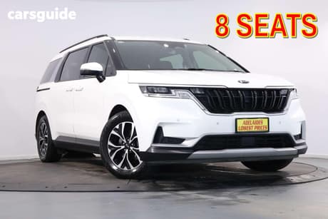 White 2020 Kia Carnival Wagon Si