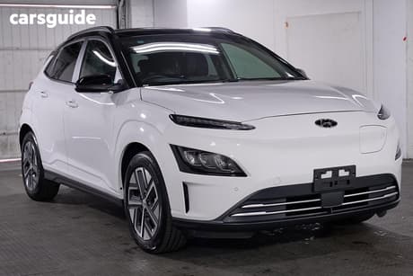 White 2023 Hyundai Kona Wagon Highlander Elec Srf Std Range