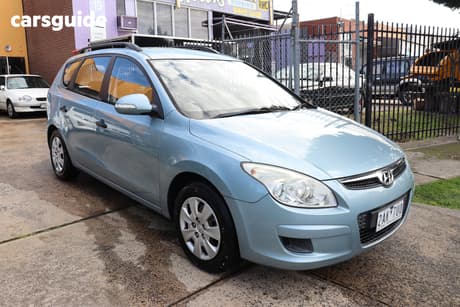 Blue 2009 Hyundai I30 Wagon Cw Sx 2.0