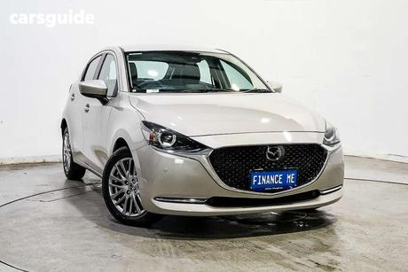 Beige 2022 Mazda 2 Hatchback G15 Gt
