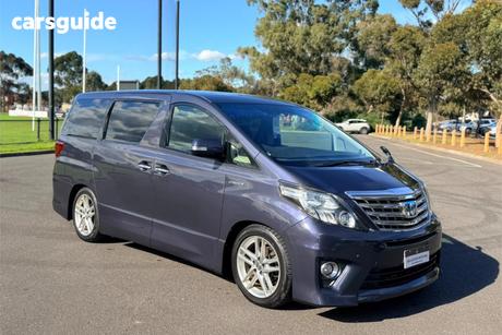 Purple 2013 Toyota Alphard Commercial HYBRID SR
