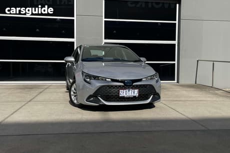 Silver 2023 Toyota Corolla Hatchback Ascent Sport