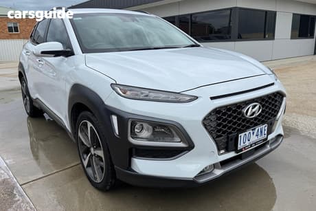 White 2018 Hyundai Kona Wagon Highlander (Awd)