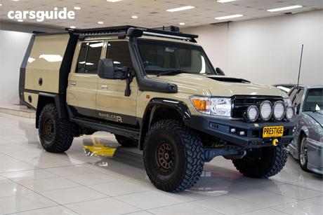 Beige 2022 Toyota Landcruiser Double Cab Chassis Gxl