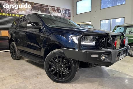 Blue 2022 Ford Everest Wagon Sport (4Wd)