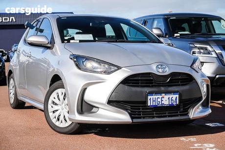 Silver 2021 Toyota Yaris Hatchback Ascent Sport