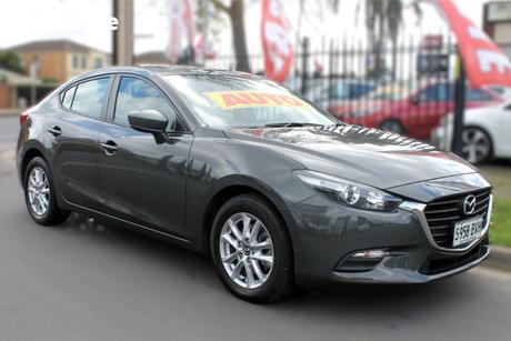 Grey 2018 Mazda 3 Sedan Neo Sport