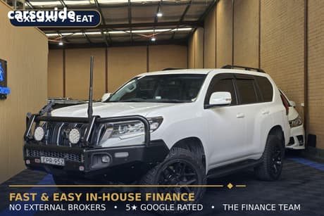 White 2021 Toyota Landcruiser Prado Wagon Gxl
