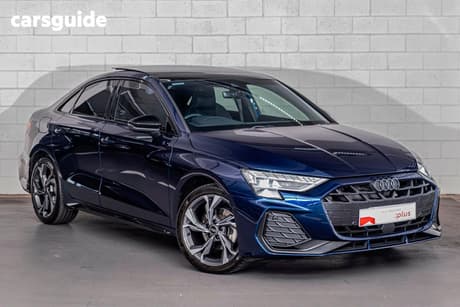 Blue 2024 Audi A3 Sedan 35 Tfsi S Line (Mhev)
