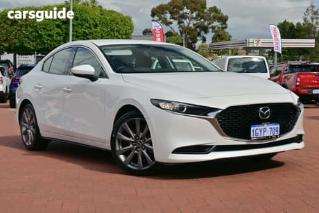 White 2019 Mazda 3 Sedan G25 Gt