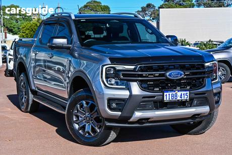 Silver 2023 Ford Ranger Double Cab Pick Up Wildtrak 3.0 (4X4)