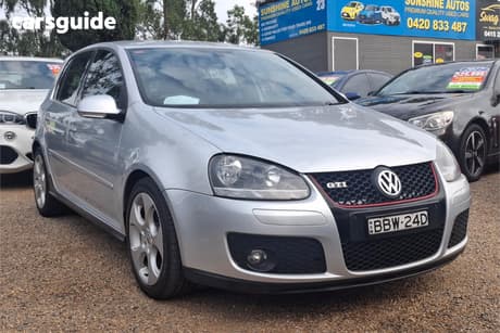 Silver 2007 Volkswagen Golf Hatchback Gti