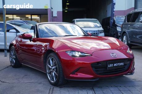 Red 2022 Mazda MX-5 Convertible G20 Roadster Gt