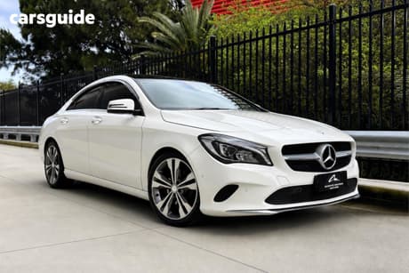 White 2016 Mercedes-Benz CLA200 Coupe 200