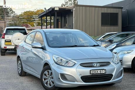 Silver 2016 Hyundai Accent Sedan