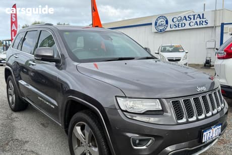 Grey 2014 Jeep Grand Cherokee Wagon Overland (4X4)