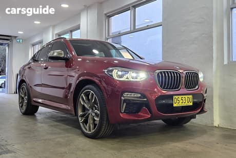 Red 2018 BMW X4 Coupe M40I