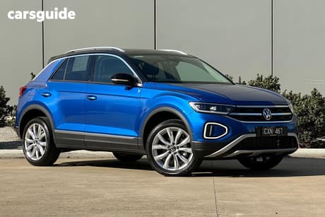 Blue 2024 Volkswagen T-ROC Wagon 110Tsi Style