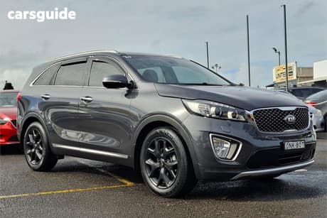 Grey 2017 Kia Sorento Wagon Platinum (4X4)