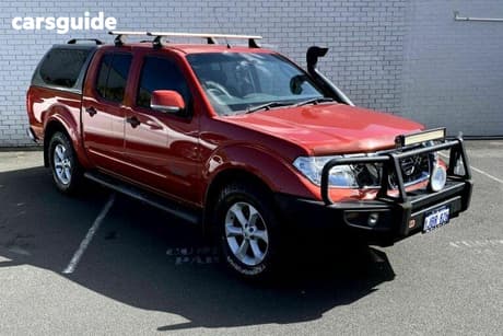 Orange 2012 Nissan Navara Ute Tray ST