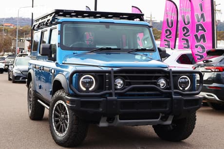 Blue 2025 Ineos Grenadier Wagon Fieldmaster Edition